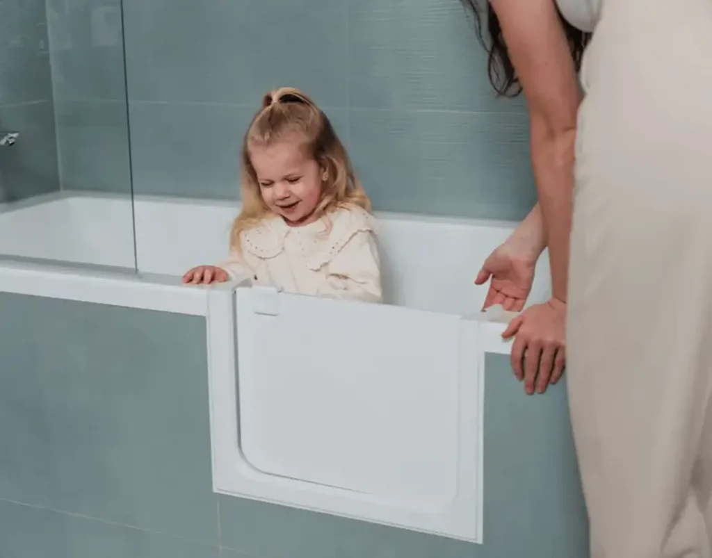 Dvířka do vany pro celou rodinu